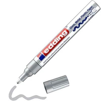 Abbildung von edding 750 glanslakmarker zilver 1ST 2 4 mm / 9 054