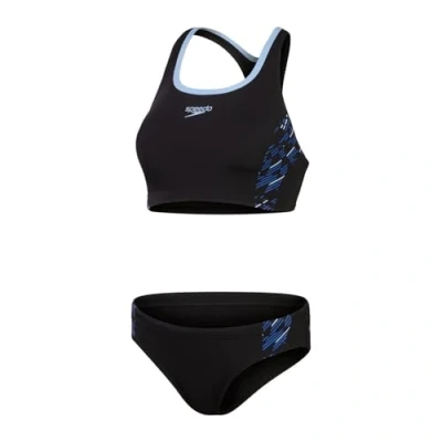 Abbildung von Speedo Womens Placement Piece Bikini, Damen, Größe: 40, True navy/blue/curious blue