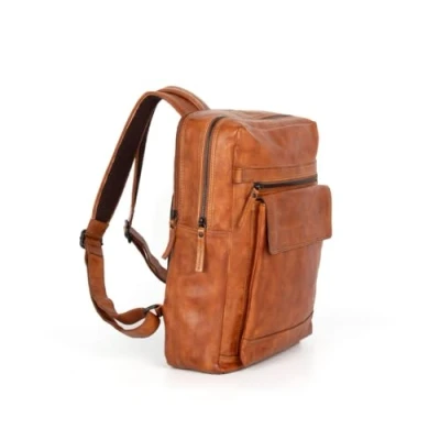 Abbildung von Spikes &amp; Sparrow Laptoprucksack, echt Leder