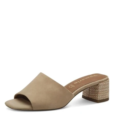Abbildung von Tamaris Damen Klassische Ballerinas, Frauen Flats,Comfort Lining,TOUCHit Fußbett,Slip ons,klassisch elegant,Ballerinen,TAN Suede,37 EU