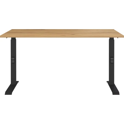 Abbildung von GERMANIA Schreibtisch &quot;Downey, mechanisch höhenverstellbar&quot;, moderne Farbvariationen, Breite 120/140/160/180 cm, Made in Germany