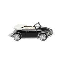 Abbildung von Wiking 0794 06 H0 PKW Modell Volkswagen Käfer 1200 Cabrio, schwarz