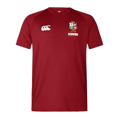 Abbildung von Canterbury Herren British and Irish Lions Everest Hemd, Rote Dahlie, 4XL