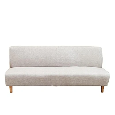 Abbildung von CHNSHOME Sofabezug Ohne armlehnen Stretch Armlose sofaüberwurf Sofahusse Armlehne 1 sitzer Sofa Abdeckung Schlafsofa bezug