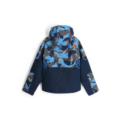 Abbildung von Spyder Challenger Skijacke für Kinder, Größe: 146, Camouflage aether blue