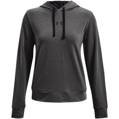 Abbildung von Under Armour Damen Rival Terry Hoodie Long Sleeves, Jet Gray, S EU