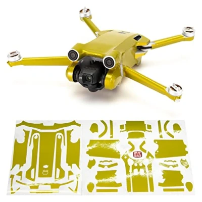 Abbildung von WRAPGRADE Skin Kompatibel mit DJI Mini 3 Pro (LIMONCINO Yellow)