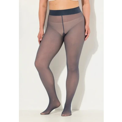 Abbildung von Ulla Popken Thermal Illusion Strumpfhose, Damen, Größe: 54/56, Night blue