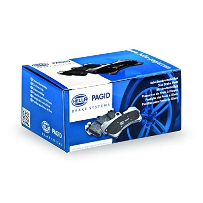 Abbildung von HELLA 8DB 355 001 691 Bremsbacken 230 32 mit Handbremshebel VOLKSWAGEN: Polo V Schrägheck, Caddy 2 Kastenwagen, Limousine