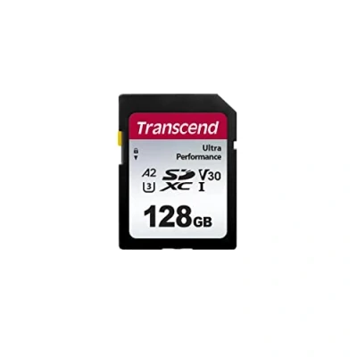 Abbildung von Transcend 128 GB SD Karte UHS I U3 A2 Ultra Performance, TS128GSDC340S