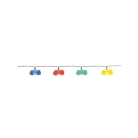 Abbildung von BRISA VW Collection Volkswagen 3D Batterie Lichter Kette Garten Beleuchtung Partylicht T1 Bulli Bus Design (Innen/3 m/LED/Classic Bus/Bunt)