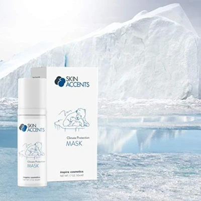 Abbildung von inspira: cosmetics Skin Accents Climate Protection Gesichtsmaske nährt die Haut und spendet Feuchtigkeit mit dem 72h Langzeiformel 50 ml