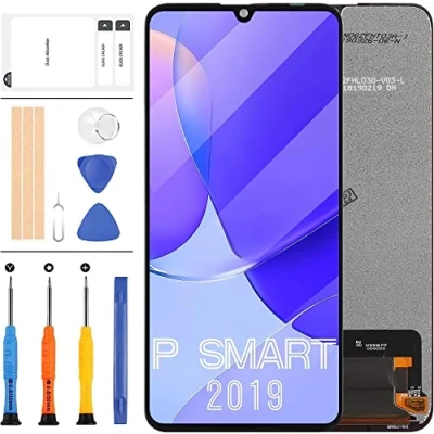 Abbildung von LCD Bildschirm Ersatz für Huawei P Smart 2019, Display, Touchscreen, Digitizer 2020, POT LX1, LX2J, LX3, LX1A, Bildschirmersatz, komplette