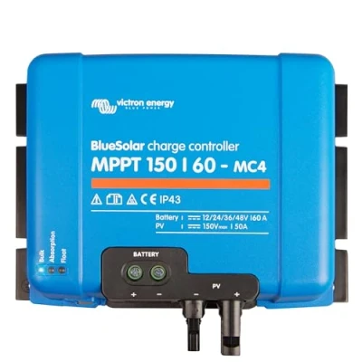 Abbildung von Victron Energy BlueSolar MPPT MC4 kompatibel, Solar Laderegler 150V 60 Amp 12/24/36/48 Volt