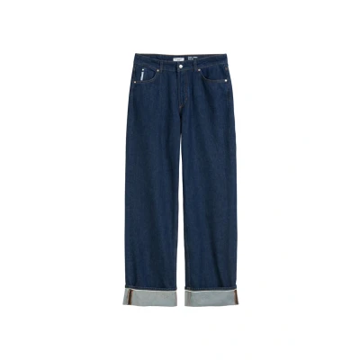 Abbildung von Marc OPolo DENIM Weite Jeans &quot;aus dunkelblauem Rigid Denim&quot;