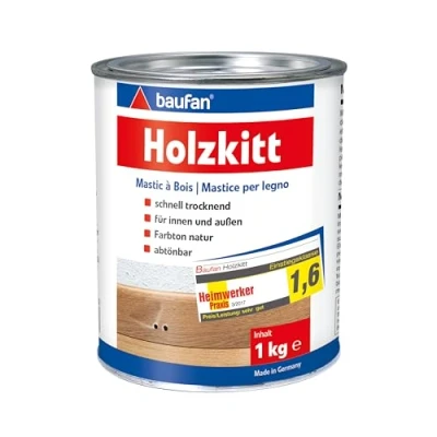 Abbildung von baufan® Holzlack Baufan Holzkitt 1 kg natur