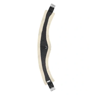Abbildung von Waldhausen Spring Sattelgurt Half Moon Schwarz/Naturell 140cm Agradi.deVerkauft von Agradi