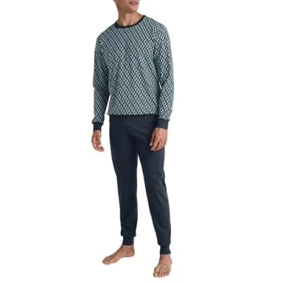Abbildung von Calida BÜNDCHENSET Nachtwäsche Set, Herren, Größe: Medium, Aquamarine