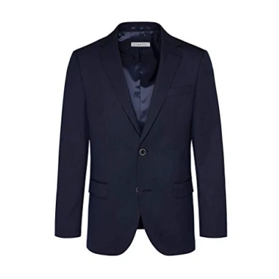Abbildung von Bugatti Herren 793232 99600 Anzugjacke, Blau (Marine 380), 52