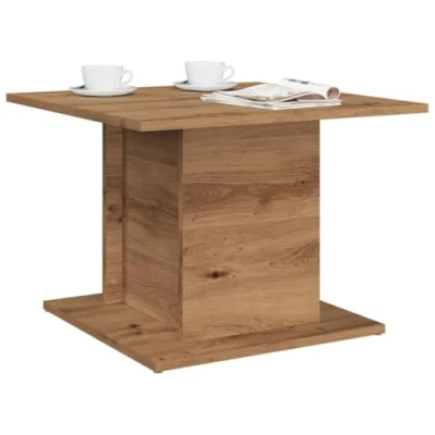 Abbildung von vidaXL Couchtisch, Beistelltisch Modern, Kaffeetisch Sofatisch für Wohnzimmer, Wohnzimmertisch Teetisch, Artisan Eiche Holzwerkstoff