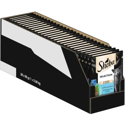 Abbildung von SHEBA Portionsbeutel Selection in Sauce mit Hochseefisch MSC 28 x 85g