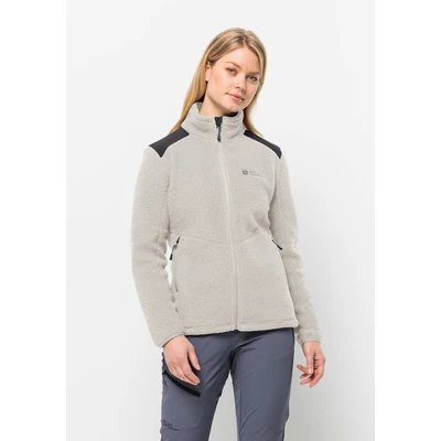 Abbildung von Jack Wolfskin Kammweg PILE FZ W Fleecejacke, Damen, Größe: Small, Dove