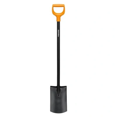Abbildung von Fiskars Spaten, Gärtnerspaten rund Solid Metall
