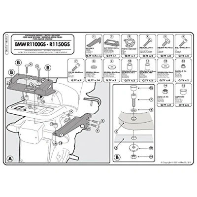 Abbildung von Givi SR694 Topcase Träger Monokey Koffer