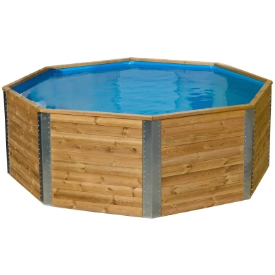 Abbildung von weka Achteckpool &quot;MALI 1&quot;, (Set, 4 tlg.), tlg., BxLxH: 325x325x116 cm