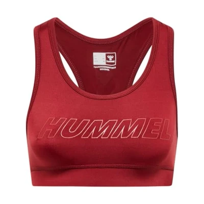 Abbildung von Hummel TOLA Sportbh mit leichter Stützkraft, Damen, Größe: Large, Cabernet