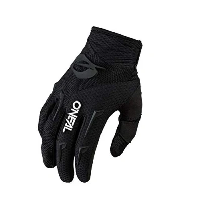 Abbildung von O&#039;NEAL Fahrrad &amp; Motocross Handschuh Kinder MX MTB DH FR Downhill Freeride Langlebige, flexible Materialien, belüftete Handinnenfäche Element Youth Glove Schwarz Weiß Größe L