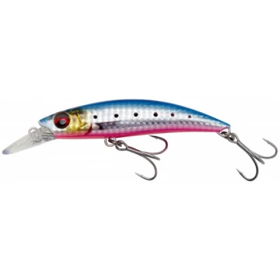 Abbildung von Savage Gear Gravity Runner 10cm 55g Extra Fast Sinking Pink Belly Sardin Wobbler