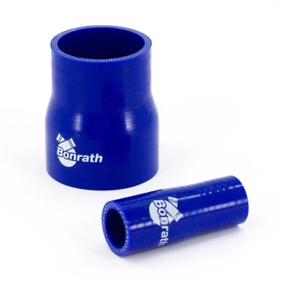 Abbildung von Bonrath Silikonschlauch Minderer Recht Länge:76mm Ø45&gt;32mm, Blau