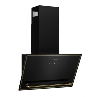 Abbildung von Klarstein Victoria Dunstabzugshaube 60 cm Abzugshaube Küche, 400 m3/h Luftstrom, A++ Energieeffizienz, Touch Bedienfeld, LED Dunstabzugshaube, Leise 52 dB, Creme &amp; Gold