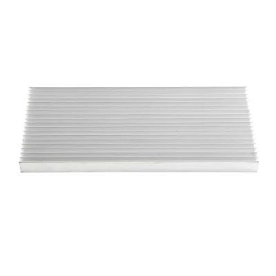 Abbildung von Aluminium Kühlkörper LED Heatsink Waerme Diffuse Kühlrippen Kit Thermisch kühl Fin mit 19 Flossen 300 mm (L) x 140 (B) 20 (H) Transistoren Halbleitergeräte Kühler