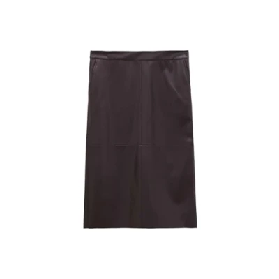 Abbildung von someday. Ofiona Bleistiftrock, Damen, Größe: 36, Plum