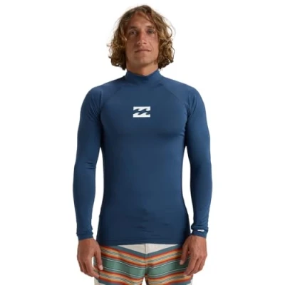 Abbildung von Billabong Herren Waves All Day LS L/SL Surf Tee, Midnight, XS