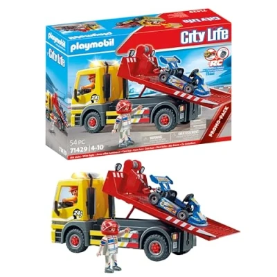 Abbildung von Playmobil® Konstruktions Spielset Abschleppdienst (71429), City Life, (54 St), mit Licht