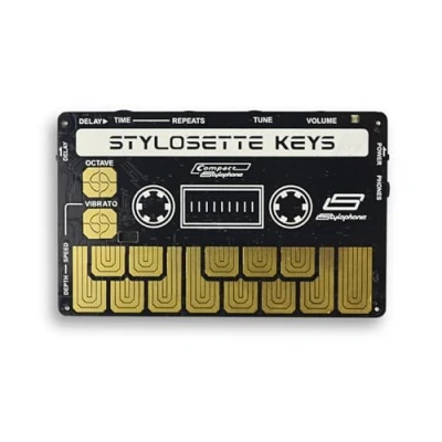 Abbildung von Stylophone Stylosette Touch Keyboard x Cassette The Mini Synth Musical Instrument Electronic Synthesizer