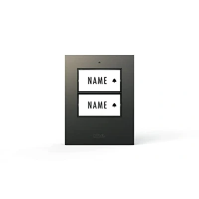 Abbildung von m e Türklingel modern electronics 41305 Funkklingel Sender beleuchtet, mit Namens