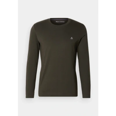 Abbildung von Marc O&#039;Polo LONG Sleeve CREW NECK ICON Chest Print Langarmshirt, Herren, Größe: Small, Neverland iron