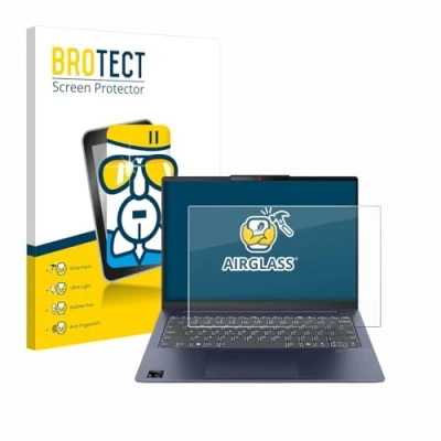 Abbildung von BROTECT Schutzglas für Lenovo IdeaPad Slim 5x Gen 9 14&quot; Schutzfolie Panzer Folie Glas [Extrem Kratzfest 9H, Anti Fingerprint, Ultra Transparent]