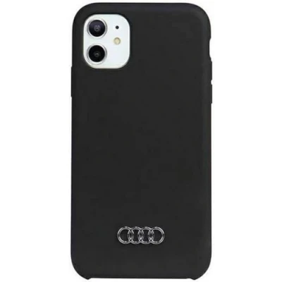 Abbildung von Audi Silicone Hülle für iPhone 11 / Xr 6.1&quot; Schwarz Hard AU LSRIP11 Q3/D1 BK