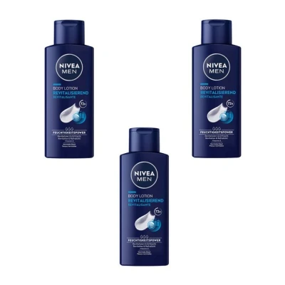 Abbildung von NIVEA Bodylotion MEN Body Lotion Revitalisierend 3 x 250 ml Set, tlg.
