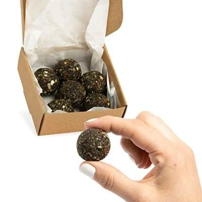 Abbildung von Vitalityballs 6x Natürliche Energy Balls &quot;Green Protein&quot; ohne zusätzlichem Zucker 100 % Vegan Eiweiß Energiekugeln Power Snacks mit Datteln der ideale Sportler Snack