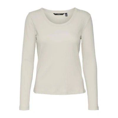 Abbildung von Vero Moda Vmminna Langarmshirt, Damen, Größe: Medium, Pumice stone