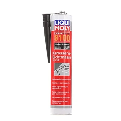 Abbildung von LIQUI MOLY Liquimate 8100 1K PUR schwarz 300 ml Karosserieschutz Dichtstoff Unterbodenschutz Art. Nr.: 6146, farblos