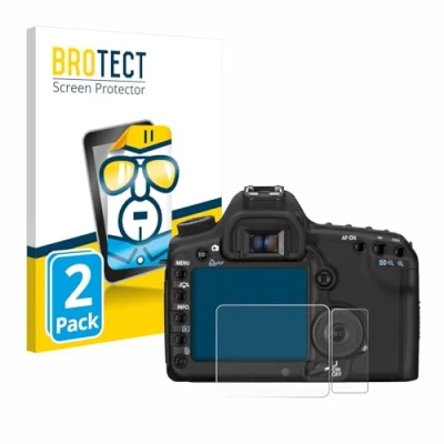 Abbildung von BROTECT (2 Stück Schutzfolie für Canon EOS 5D Mark II Displayschutz Folie Ultra Klar