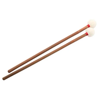 Abbildung von XDrum TB35 Paukenschlägel Paar (Bambusstiel, 35 mm Filzkopf, Länge: 38,5 cm)