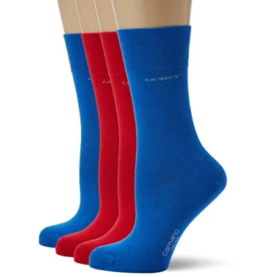 Abbildung von camano Online Socks 4 PACK Unisex Socken, Größe: 39 42, True red